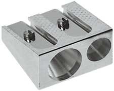 FABER-CASTELL Doppel Spitzer aus Metall silber