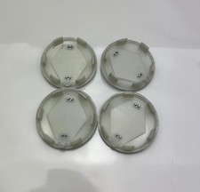 4 Stück 57mm für Renault Nabendeckel Nabenkappen Felgendeckel  Silber