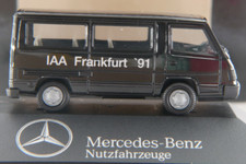 Herpa 1:87 Werbemodell A.S.S Mercedes MB 100 D Nutzfahrzeug Schwarz IAA 1991 OVP