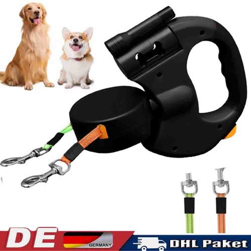2in1 dual automatik - automatik, hundeleine