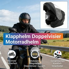 Klapphelm Doppelvisier