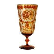 Fussbecher aus farblosem Glas