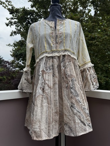 Boho tunika kleid baumwolle - boho,