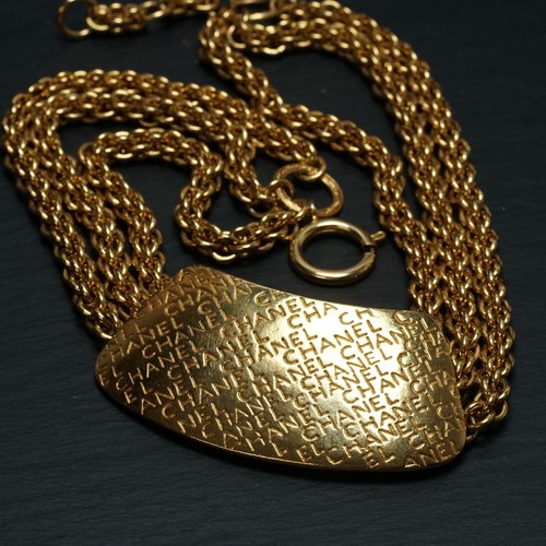 Vintage chanel collier - chanel, gold