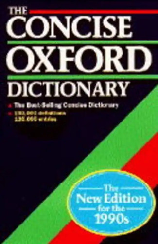 The concise oxford dictionary - the,
