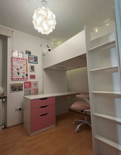 Hochbett mit schreibtisch - schreibtisch, +
