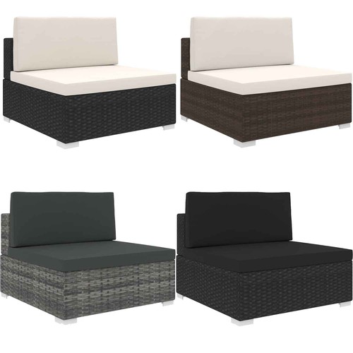 Poly rattan modular sofa - rattan,