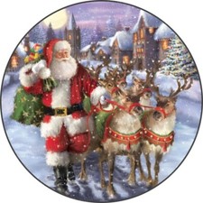 Weihnachtsmann Tortenaufleger