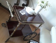 Beistelltisch Serviewagen Teewagen auf Rollen 50er Jahre. TOP 