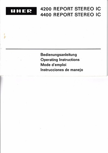 Bedienungsanleitung/Operating