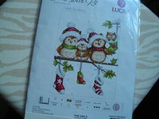 Stickvorlage Weihnachtseulen Lucas S mit viel Restgarn