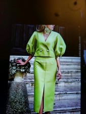 ❤ Vonda Floriday❤ Kostüm 2 Teiler Rock Blusen LeinenLook   ❤gr.xl =44 neu Ovp ❤