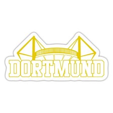 Dortmund Stadion Fußball Fan Aufkleber Sticker, max. 10 x 10 cm, 10 x 10 cm