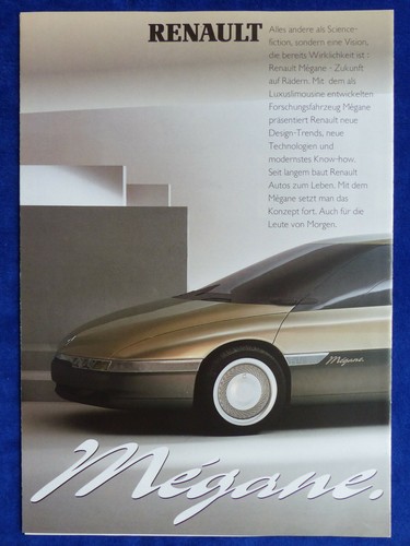 Renault megane prototyp - renault,