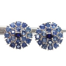 925 Sterlingsilber Blau Saphir