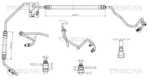 Hydraulikschlauch lenkung - hydraulikschlauch,