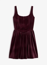 Corsagenkleid Gr. 46 Weinrot