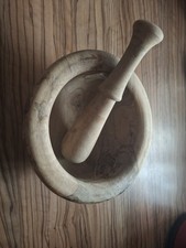 Mörser und Stößel Set Holz