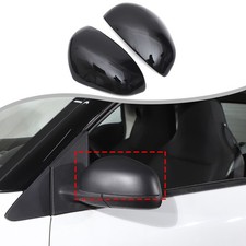 Gloss black exterior mirror