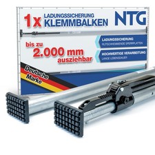 Klemmbalken Alu 1,63–2,00 m | Sperrbalken Ladungssicherung LKW Transporter NTG