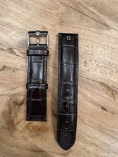 Aigner Uhren Armband Echtleder Dunkelbraun 20mm Neu