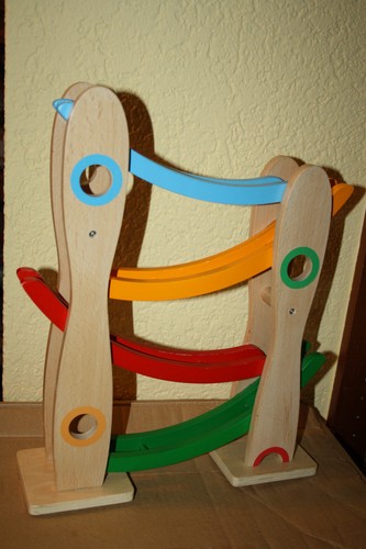 Murmelbahn holzspielzeug - murmelbahn,