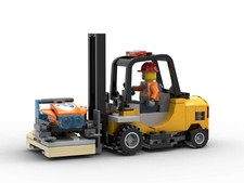 LEGO® Gabelstapler I Minifigur und Fracht auf Palette I Aus 60198 für City Cargo