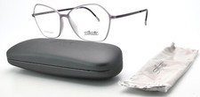 SILHOUETTE Brille SPX 1591 75 4040 55-15 145 Grooved Glazing Square Frame +Case