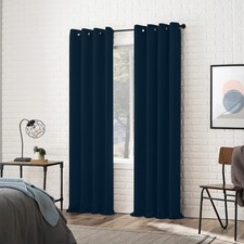 2x Vorhang mit Ösen