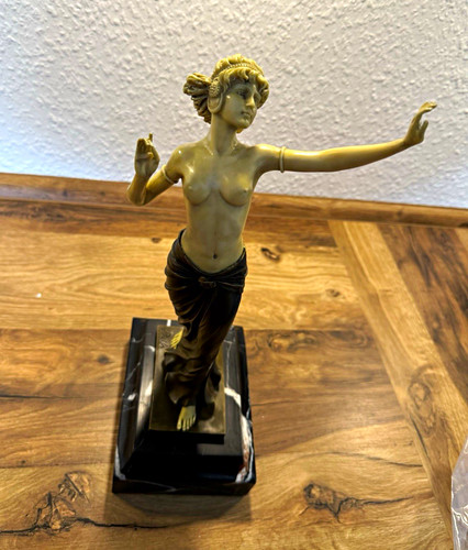 Art déco tänzerin figur - art,