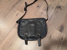 Ledertasche Umhängetasche schwarz