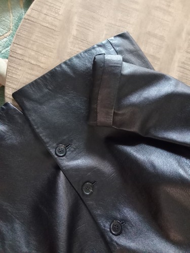 Damen anzugjacke leder - damen, schwarz