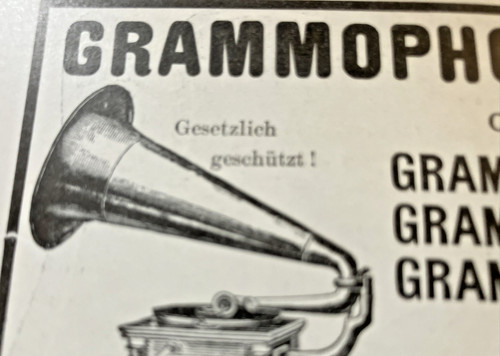 Grammophon 1904 technik - "grammophon",