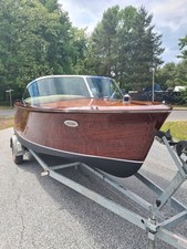Nostalgia 580 GFK Boot In Mahagoni Holzboot Design Sportboot ähnl Riva Boesch
