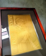 Goldbarren XXL - POPE LEO XIV / 50 Dollar - Bild Original 