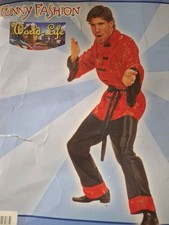 Herren Karneval Kostüm Samurai Ninja 52/54 2 Teilig