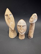 3 handgeschnitzte Skulpturen