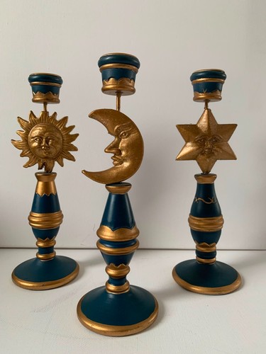 3er set kerzenständer sonne - 3er,