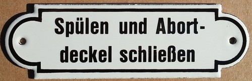 Spülen toilette abort klo - spülen, wc