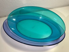 Tupperware Eleganzia Servierschale - Schmetterling - blau / grün - Rarität  