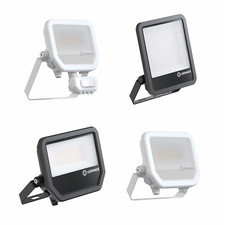 LED-Flutlicht schwarz weiß