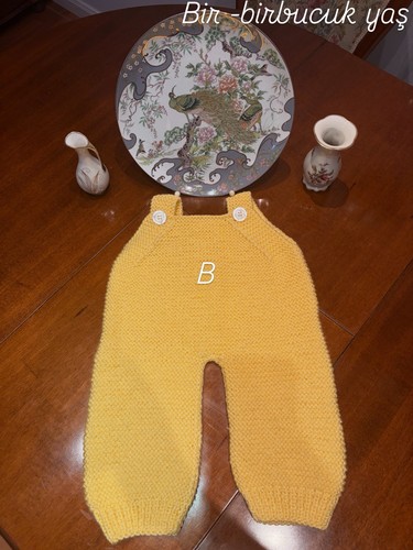 Latzhose baby handarbeit - latzhose,
