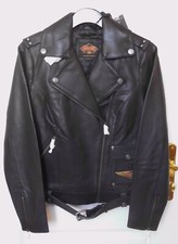 Harley Davidson Damen Jacke Lederjacke 120th Anniversary Gr S schwarz ungetragen
