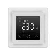 Fußbodenheizung Thermostat Digital Unterputz Temperaturregler weiß Touchscreen