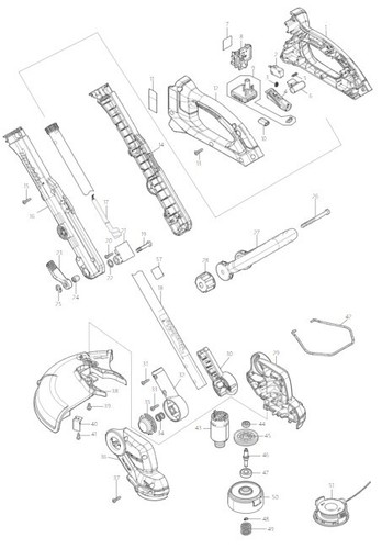 Makita ersatzteile für dur193 - makita,