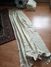 Gardinen set landhaus, grün beige 