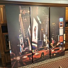 NEW YORK STADT SKYLINE PANORAMA Wandbilder xxl Bilder Vlies Leinwand 051477