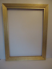 Bilderrahmen 50x70 gold Relief Holz Rahmen für Keilrahmen Leinwand geeignet