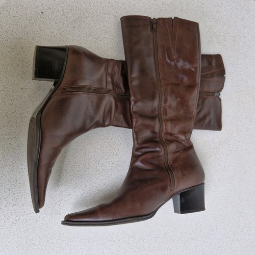Dave mayer stiefel braun - stiefel, leder