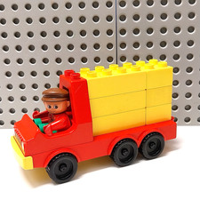 LEGO Duplo LKW mit Fahrer  Baustelle Figur